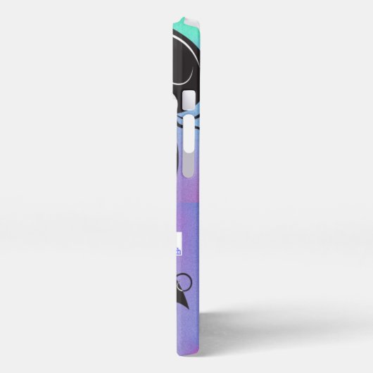 Mädchen mit einer Blume "I Can" iPhone Hülle (Linke Seite)