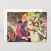 Mädchen mit einer Fischschüssel, 20. Jahrhundert Postkarte (Vorne/Hinten)