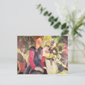 Mädchen mit einer Fischschüssel, 20. Jahrhundert Postkarte (Stehend Vorderseite)