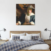 Mädchen mit einer Flöte, berühmte Malerei Leinwanddruck (Insitu (Schlafzimmer))
