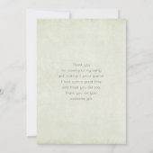 Mädchen mit einer Froschpuppe Niedlich Whimsisch Dankeskarte (Rückseite)