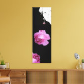 Mädchen mit einer Perle, die hübsch rosa Rosa Rosa Leinwanddruck (Insitu (Wohnzimmer))