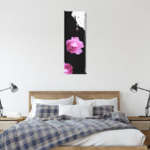 Mädchen mit einer Perle, die hübsch rosa Rosa Rosa Leinwanddruck (Insitu (Schlafzimmer))