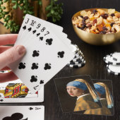 Mädchen mit einer Perle, die Portrait-Malerei verd Spielkarten (In Situ)