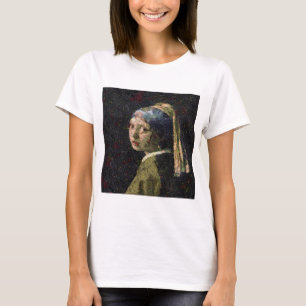 Mädchen mit Erdbeer-Ohrring Fine Art Spoof T-Shirt