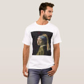 Mädchen mit Erdbeere erwecken Kunstlöffel T-Shirt (Vorne ganz)