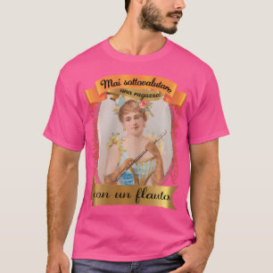Mädchen mit Flute T-Shirt