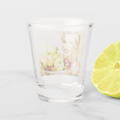 Mädchen mit Früchten Schnapsglas (Rückseite)
