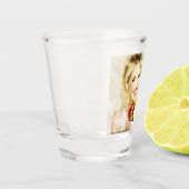 Mädchen mit Früchten Schnapsglas (Links)