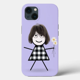 Mädchen mit Gänseblümchen  Case-Mate iPhone Hülle