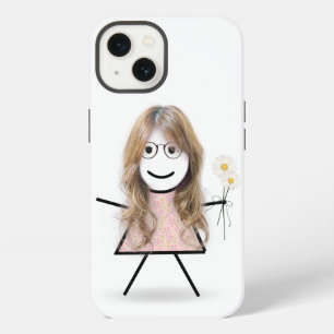 Mädchen mit Gänseblümchen iPhone 13 Hülle