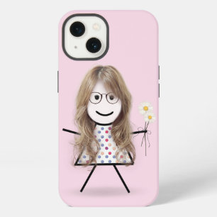 Mädchen mit Gänseblümchen iPhone 13 Hülle