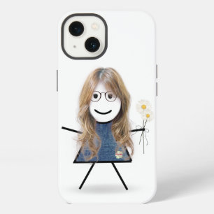 Mädchen mit Gänseblümchen iPhone 13 Hülle