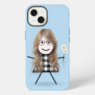 Mädchen mit Gänseblümchen iPhone 13 Hülle