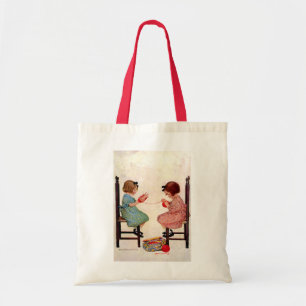 Mädchen mit Garn - Tasche