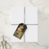 Mädchen mit gelbem Schmetterling (von Frederick Mo Geschenkanhänger (Mit Garn)