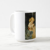 Mädchen mit gelbem Schmetterling (von Frederick Mo Kaffeetasse (Vorderseite Links)