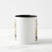 Mädchen mit Gelbhut und Küken Tasse (Zentrum)