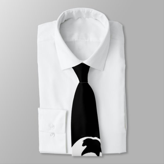 Mädchen mit Gewehr-Krawatte Krawatte (Gebunden)