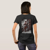 Mädchen mit Gitarre T-Shirt (Schwarz voll)
