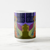 Mädchen mit Gitarre-Tasse Kaffeetasse (Mittel)