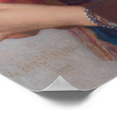 Mädchen mit Granatapfel von Bouguereau Poster (Ecke)