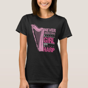 Mädchen mit Harfe T-Shirt