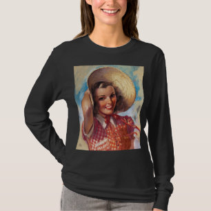 Mädchen mit Haube T-Shirt