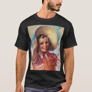 Mädchen mit Haube T-Shirt