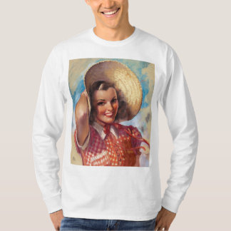 Mädchen mit Haube T-Shirt