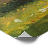 Mädchen mit Hay Rake Poster (Ecke)