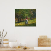 Mädchen mit Hay Rake Poster (Küche)