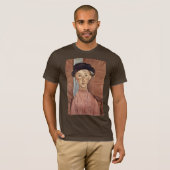 Mädchen mit Hut durch Modigliani Amedeo T-Shirt (Vorne ganz)