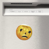 Mädchen mit Jack o' Lantern Magnet (In Situ (Geschirrspüler))