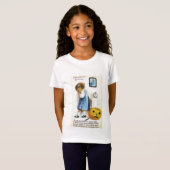 Mädchen mit Jack o' Lantern T-Shirt (Vorne ganz)