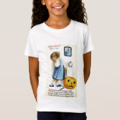 Mädchen mit Jack o' Lantern T-Shirt (Vorderseite)