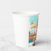 Mädchen mit Kaffeepause Pappbecher (Rechts)