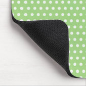 Mädchen mit Kaffeetasse und Zitat Mousepad (Ecke)