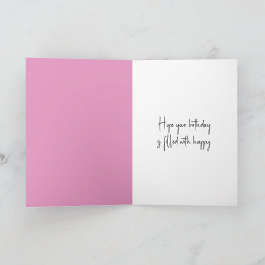 Mädchen mit karnevaler Baumwolle Karte (Innenseite)