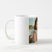 Mädchen mit Kätzchen Kaffeetasse (Links)