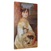 Mädchen mit Katze, Auguste Renoir Klemmbrett (Rechts)