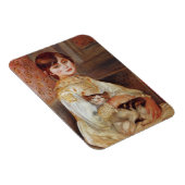 Mädchen mit Katze, Auguste Renoir Magnet (Rechte Seite)