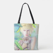Mädchen mit Katze Tasche (Rückseite)