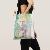 Mädchen mit Katze Tasche (Von Nahem)