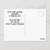 Mädchen mit Katze von Renoir Postkarte (Rückseite)