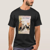 Mädchen mit Katzen, Alexandre Steinlen T-Shirt (Vorderseite)