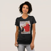 Mädchen mit Katzen, Alexandre Steinlen T-Shirt (Vorne ganz)