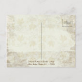 Mädchen mit Kittens in Basket von Albert Anker Postkarte (Rückseite)