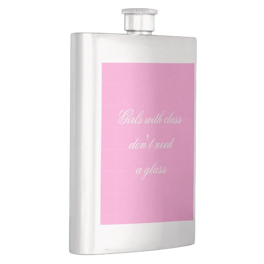 "MÄDCHEN MIT KLASSE BRAUCHEN KEIN GLAS" FLACHMANN (Rechts)