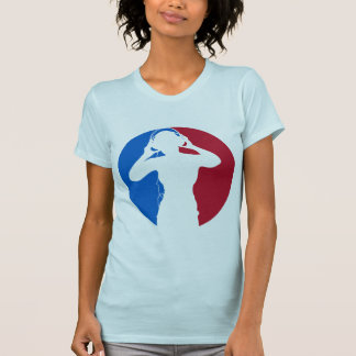 Mädchen mit Kopfhörer-T-Shirt T-Shirt